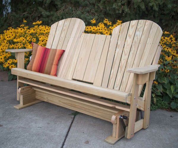 5' Double Adirondack Glider